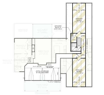 Bonus Room for House Plan #4195-00064