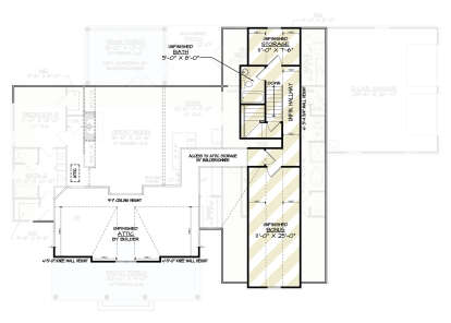 Bonus Room for House Plan #4195-00065