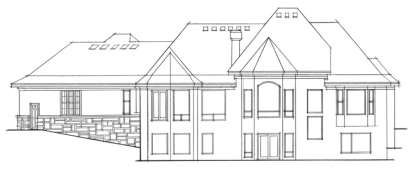 Ranch House Plan #098-00060 Elevation Photo