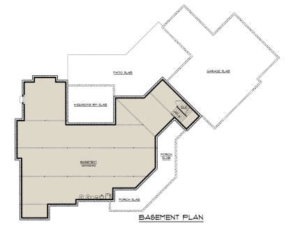 Basement for House Plan #5032-00254