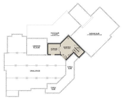 Basement for House Plan #5032-00254
