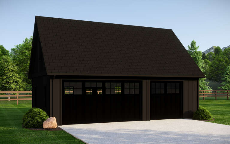 House Plan House Plan #30102 Angled Front Elevation