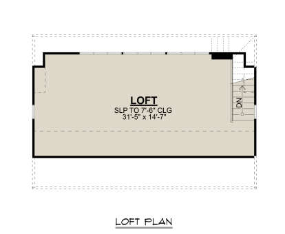 Loft for House Plan #5032-00255
