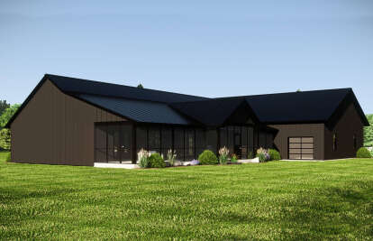 Barn House Plan #5032-00257 Elevation Photo