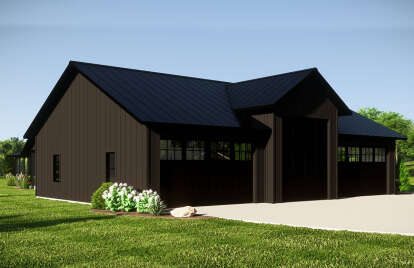 Barn House Plan #5032-00257 Elevation Photo