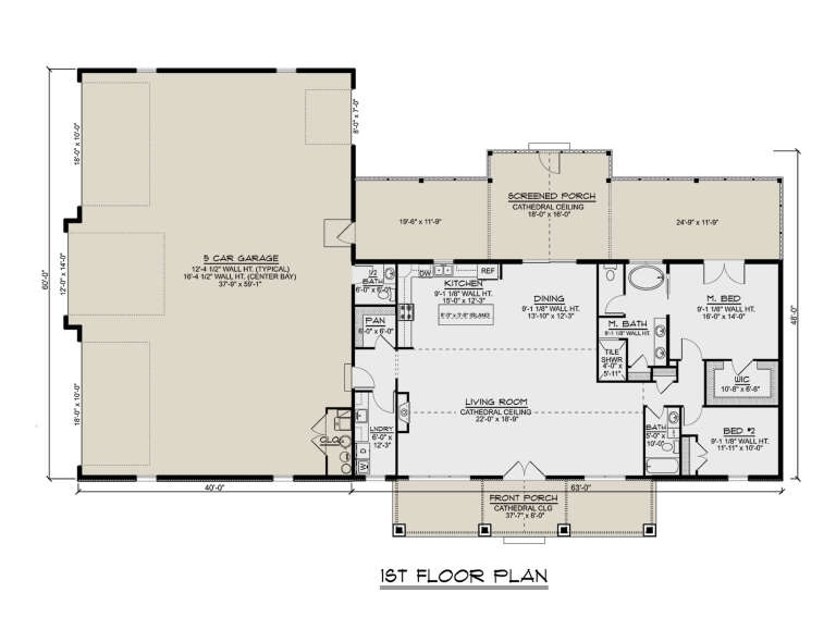 House Plan House Plan #30104 Drawing 1
