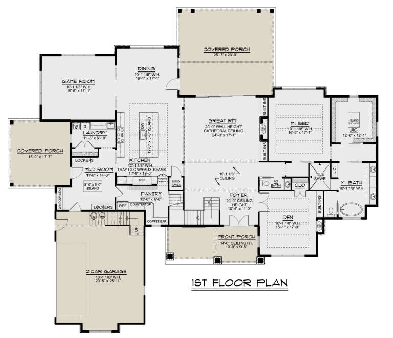 House Plan House Plan #30106 Drawing 1