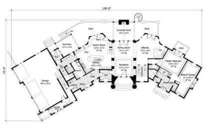 Main Floor for House Plan #098-00061
