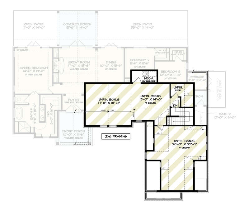 House Plan House Plan #30110 Drawing 2
