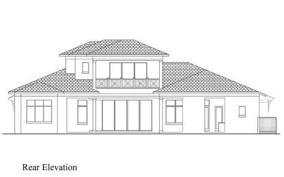 Contemporary House Plan #207-00138 Elevation Photo