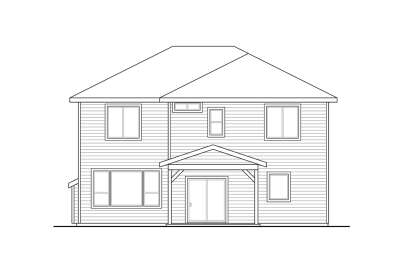 Traditional House Plan #035-01077 Elevation Photo