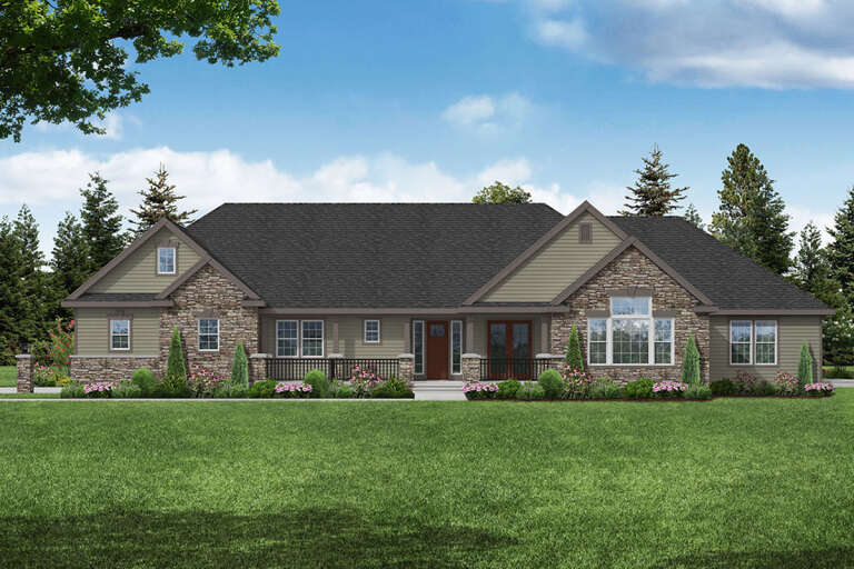 House Plan House Plan #30114 Front Elevation 