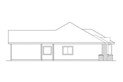 Ranch House Plan #035-01079 Elevation Photo