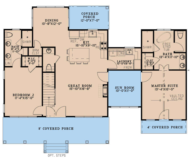 House Plan House Plan #30117 Drawing 1