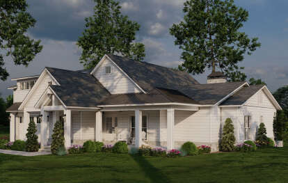 Modern Farmhouse House Plan #8318-00376 Elevation Photo