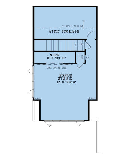 Bonus Room for House Plan #8318-00376