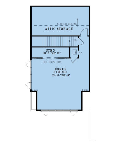 Bonus Room for House Plan #8318-00376