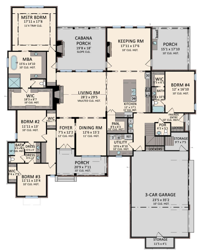 House Plan House Plan #30119 Drawing 1