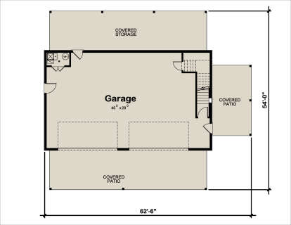 Garage Floor for House Plan #402-01811