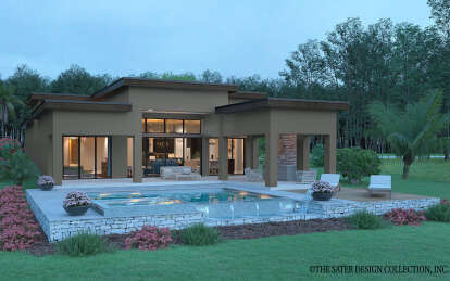Contemporary House Plan #8436-00128 Elevation Photo