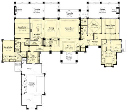 Main Floor  for House Plan #8436-00130