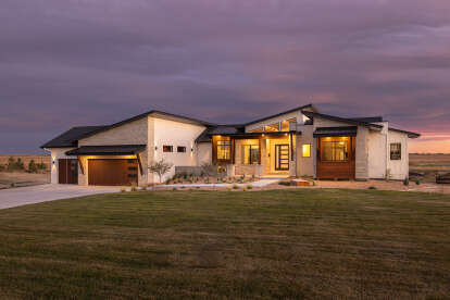 Modern House Plan #5631-00241 Build Photo