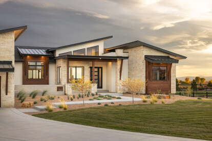 Modern House Plan #5631-00241 Build Photo