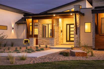 Modern House Plan #5631-00241 Build Photo