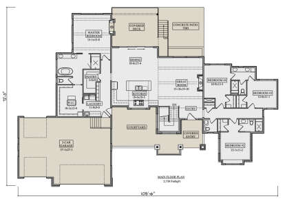 Main Floor  for House Plan #5631-00241