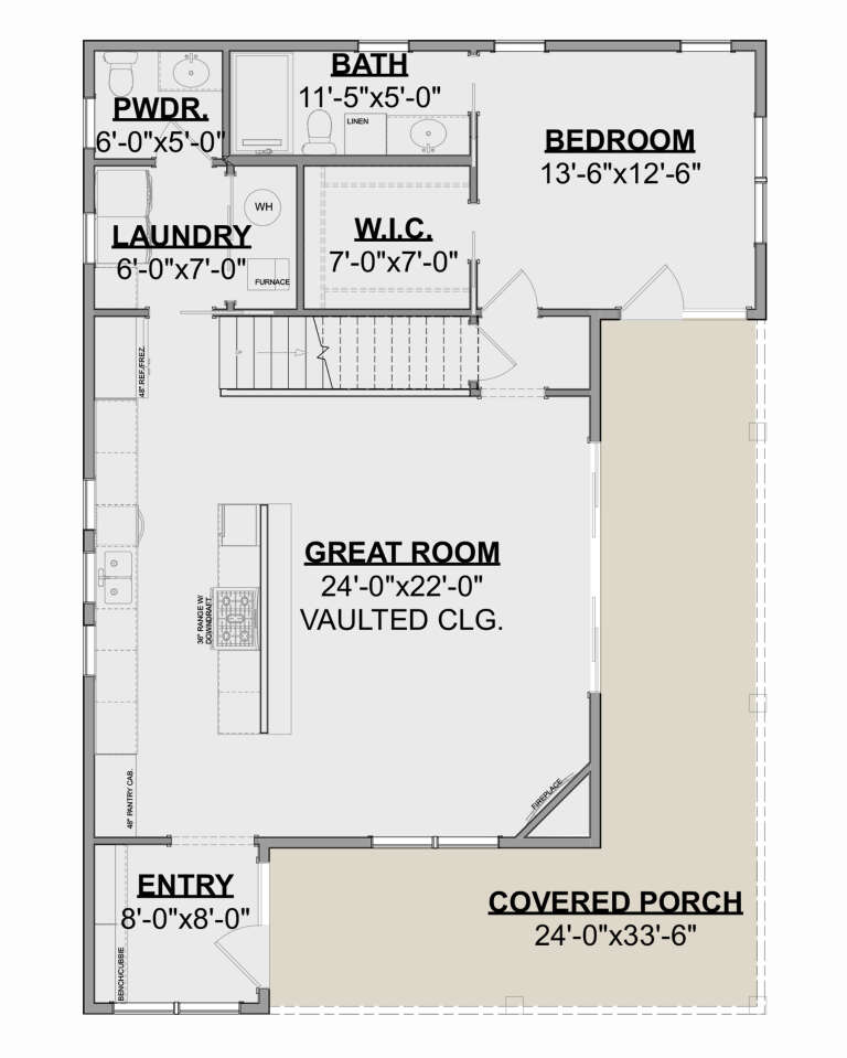 House Plan House Plan #30128 Drawing 1