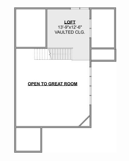 Loft for House Plan #1462-00079
