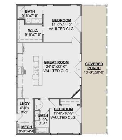 Main Floor  for House Plan #1462-00080