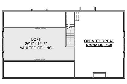Loft for House Plan #1462-00083