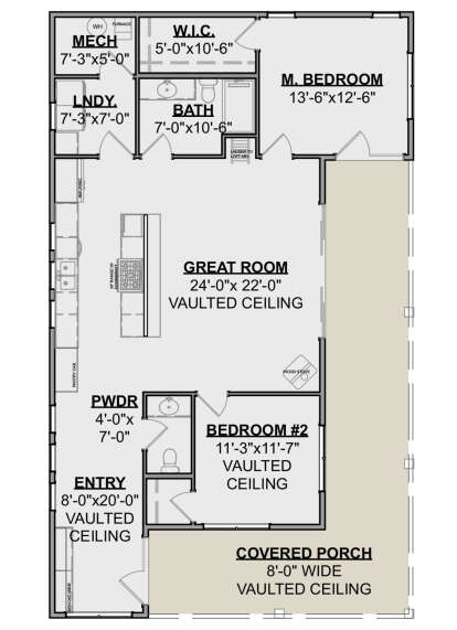 Main Floor  for House Plan #1462-00084
