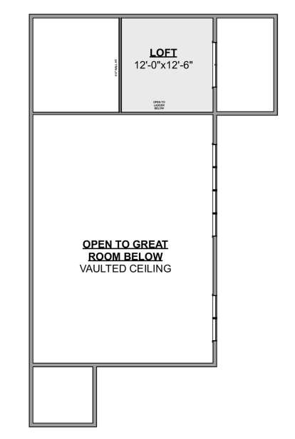 Loft for House Plan #1462-00084