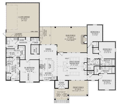 Main Floor  for House Plan #4534-00107