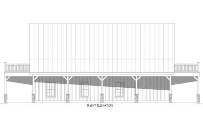 Barn House Plan #940-00934 Elevation Photo