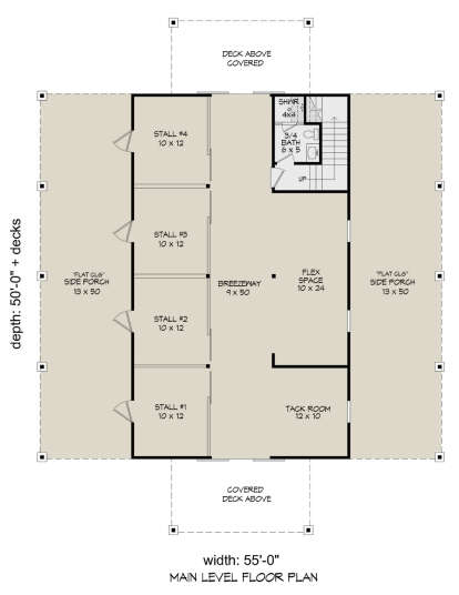 First Floor for House Plan #940-00934