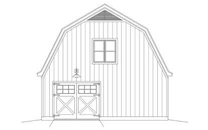 Barn House Plan #940-00935 Elevation Photo