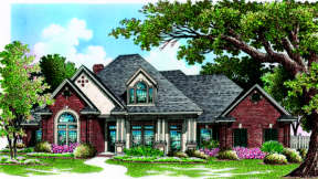 Ranch House Plan #048-00225 Elevation Photo