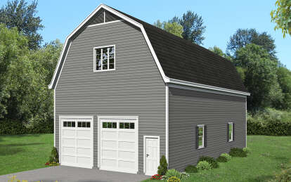 Barn House Plan #940-00939 Elevation Photo