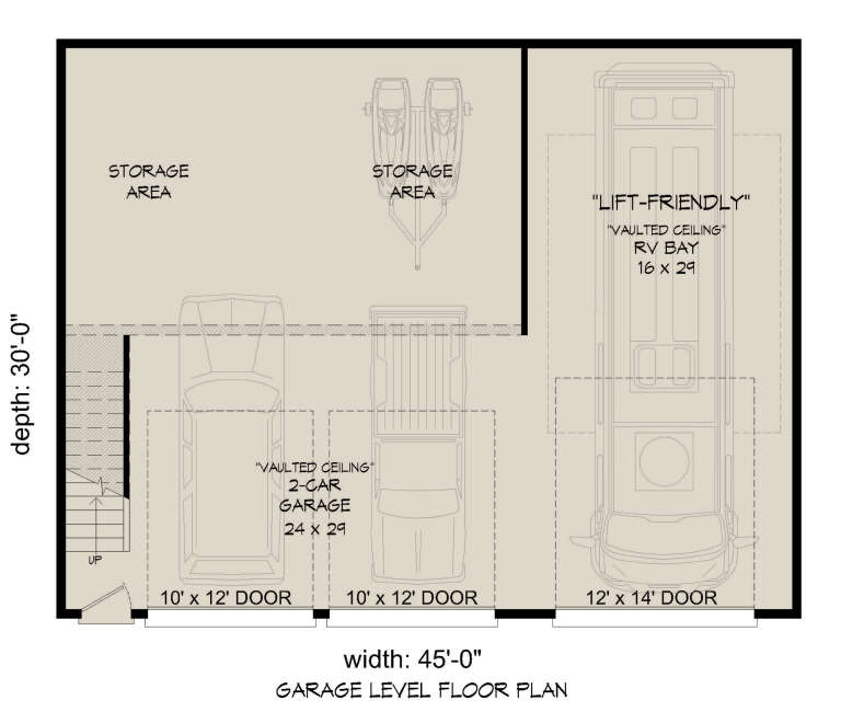 House Plan House Plan #30142 Drawing 1