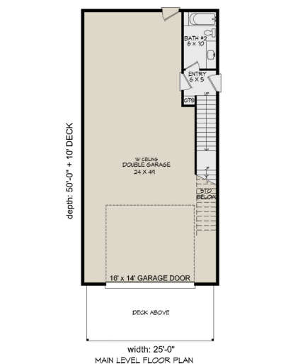 Garage Floor for House Plan #940-00944