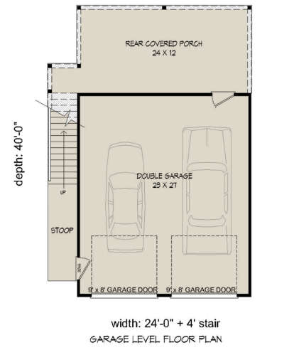 Garage Floor for House Plan #940-00948