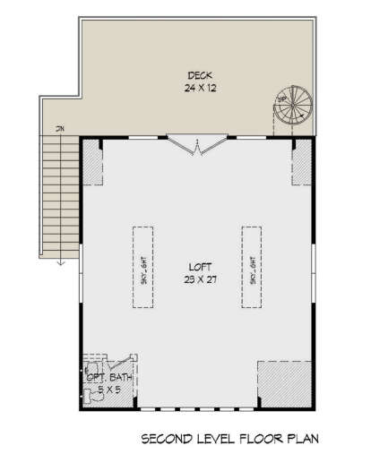 Second Floor for House Plan #940-00948