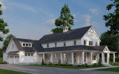 Modern Farmhouse House Plan #8318-00377 Elevation Photo