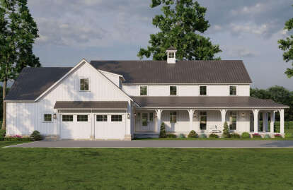 Modern Farmhouse House Plan #8318-00377 Elevation Photo