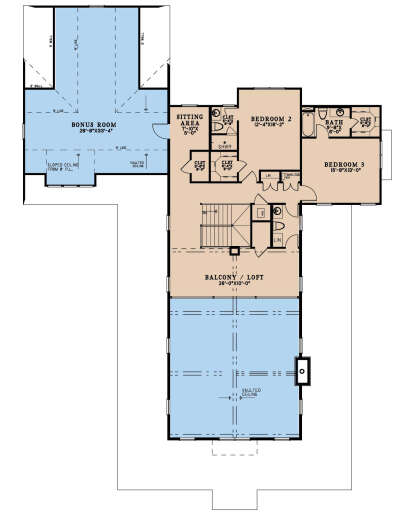 Second Floor for House Plan #8318-00377