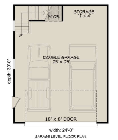 Garage Floor for House Plan #940-00950