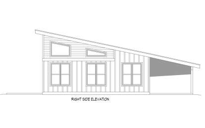 Modern House Plan #940-00953 Elevation Photo
